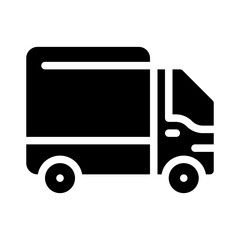 truck glyph icon