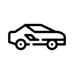 sports car line icon