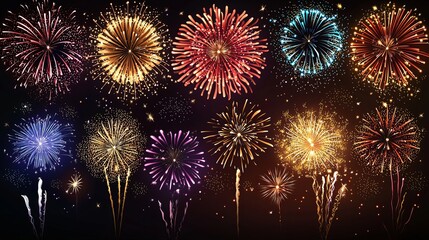 Festive Fireworks Display