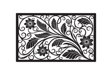 Elegant Floral Laser Cut Pattern Set