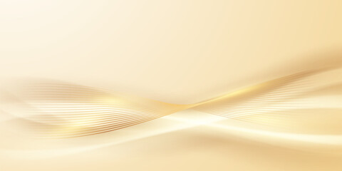 golden abstract background with luxury vector illustration