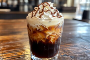 Iced Chocolate Coffee Drink