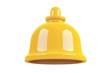 yellow bell isolated on white