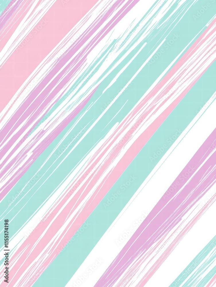 Fototapete striped pattern in pastel colors showcasing bold strokes and diagonal lines in a vibrant design. gen