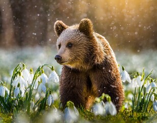 Obraz premium Schneeglöckchen im Frühling