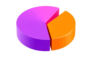 Obraz premium 3d pie chart