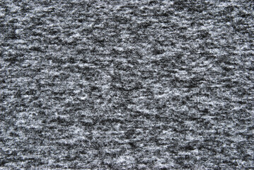 Gray fleece melange fabric texture as background
