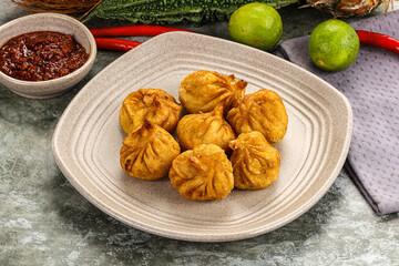 Tibetian cuisine - Momo stuffed dumplings