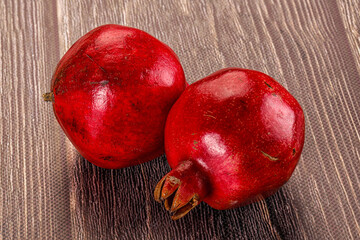 Fresh sweet juicy pomegranate fruit