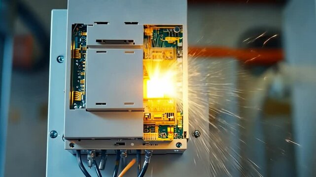 Electrical component exploding during testing in laboratory