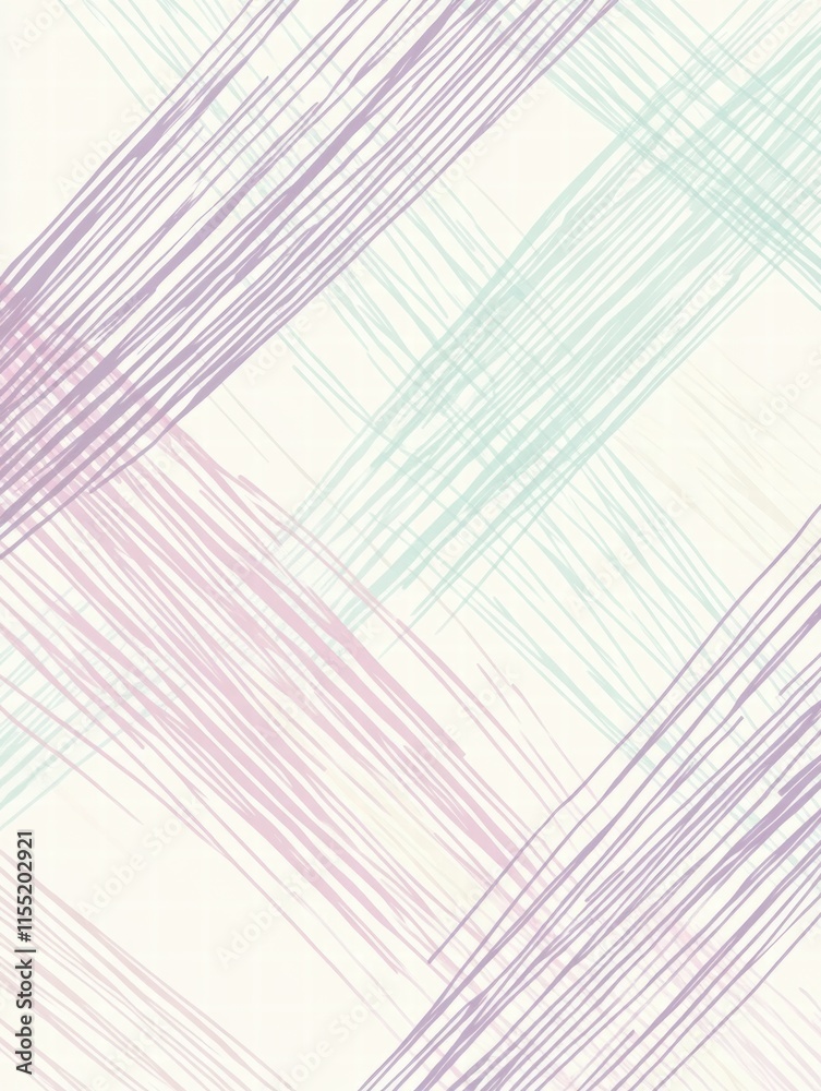 Leinwandbilder stripes in soft pastel colors create an artistic pattern suitable for modern decor and design accent