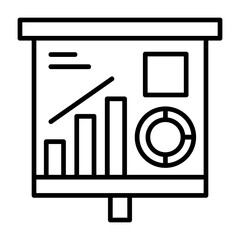 Grap presentation Outline Style Icon