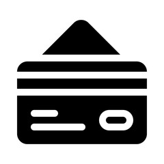 credit card glyph icon