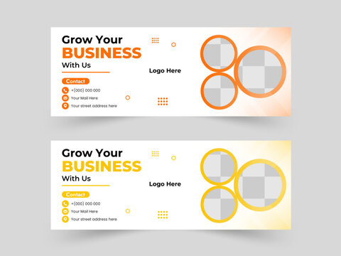 Creative corporate business marketing social media and Facebook cover banner post template, social media marketing promotion timeline cover post and or web banner for digital marketing business