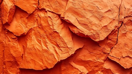 Close-up of textured orange rock surface.