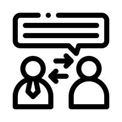 client engagement line icon