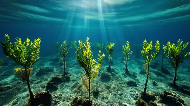 Underwater forestation projects restoring marine ecosystems and biodiversity