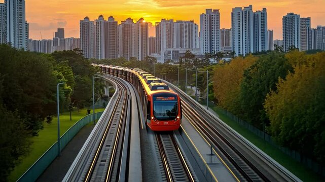 Urban public transportation systems offering affordable and sustainable travel solutions