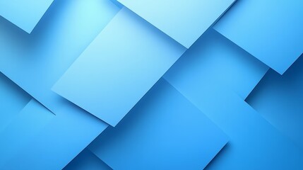 A collection of overlapping blue rectangles creating a modern abstract background.