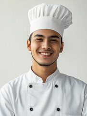 portrait of a smiling chef