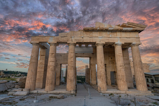 The Acropolis Hill view in Athens