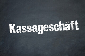 Obraz premium Kassageschäft 