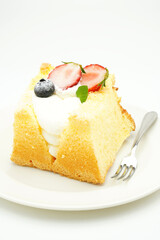 シフォンケーキ　スイーツ