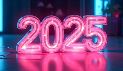 Pink illuminating 2025 characters 