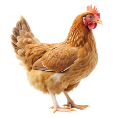 chicken isolated on white