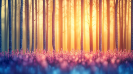 abstract background with bokeh