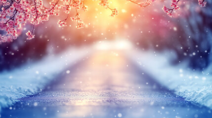 abstract background with bokeh