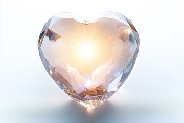 heart shaped glass