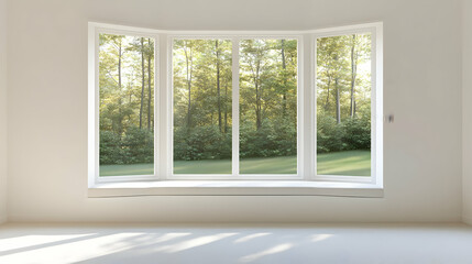 Fototapeta premium Bay Window Sunlight Illustration
