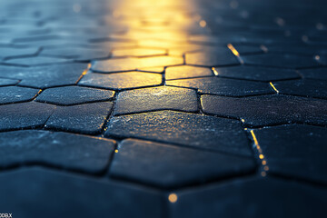 Obraz premium Gold and Black Marble Background