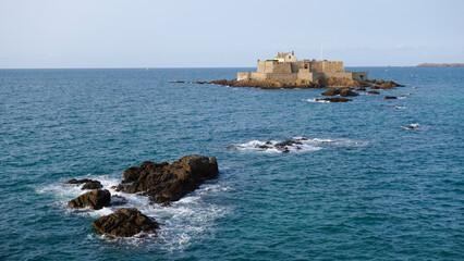Le fort national à Saint Malo