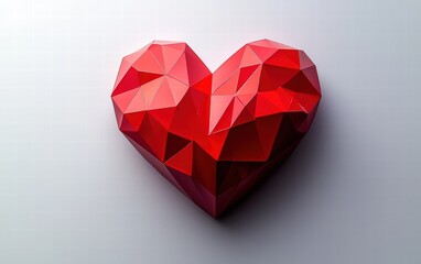 Saint Valentines Day minimalistic background