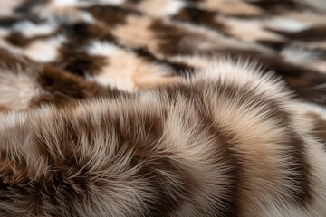 Obraz premium a close-up of a fur texture pattern
