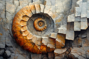 Fototapeta premium Art that follows the golden ratio