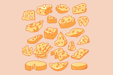cheese vector design 