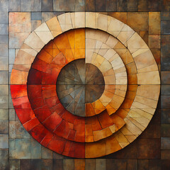 Fototapeta premium Art that follows the golden ratio