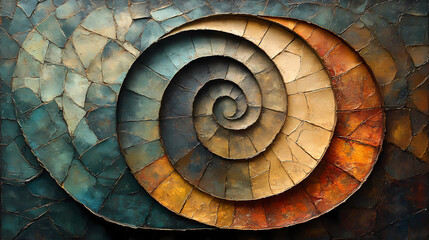Fototapeta premium Art that follows the golden ratio