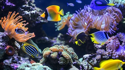 Coral reefs are breathtakingly vibrant ecosystems teeming with diverse marine life and located primarily in warm, tropical ocean waters. These underwater marvels are formed by colonies of tiny organis