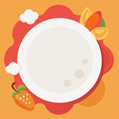 plates and cutlery vectors