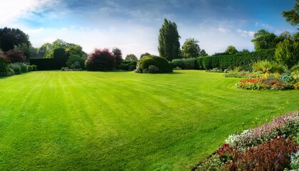 Fototapeta premium English garden in spring