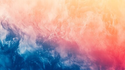 Fototapeta premium Stunningly Vivid Digital Painting: Abstract Cloud Swirls in Warm Hues. AI Generated