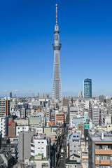 Naklejka premium 東京の都市風景