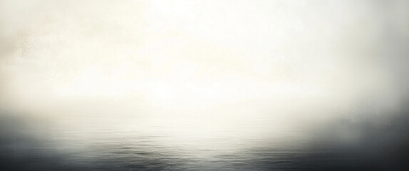 Fototapeta premium Abstract Minimalist Misty Seascape with Gentle Gradient