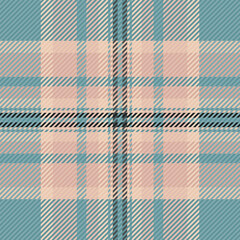 Pride seamless vector textile, infant plaid background check. Scrap texture pattern fabric tartan in light and cyan colors.