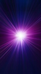 Obraz premium Abstract Purple Light Rays Burst Background