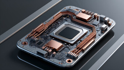 Fototapeta premium electronic circuit board